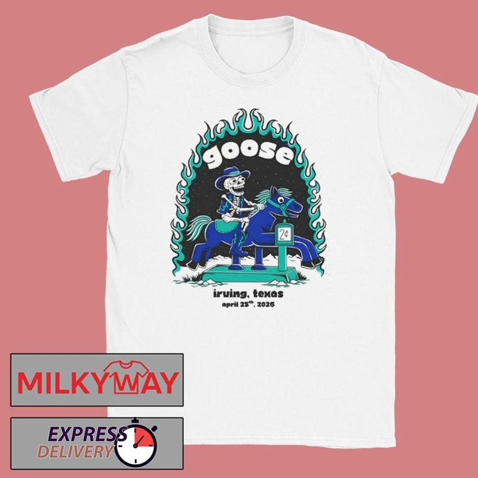 Goose Irving TX 4 25 2026 Tour Shirt Unisex T-shirt, Sweatshirt, Hoodie, Long Sleeve Tee - T-Shirt, Sweatshirt, Hoodie