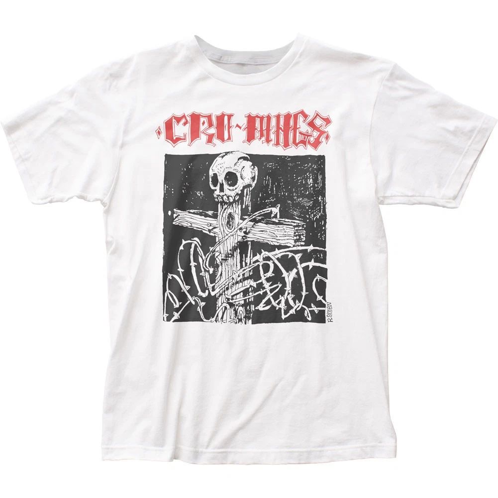 Cro-Mags Cross and Thorns Mens T Shirt Music Classic Rock Band Tee New White Unisex T-shirt, Sweatshirt, Hoodie, Long Sleeve Tee - T-Shirt, Sweatshirt, Hoodie