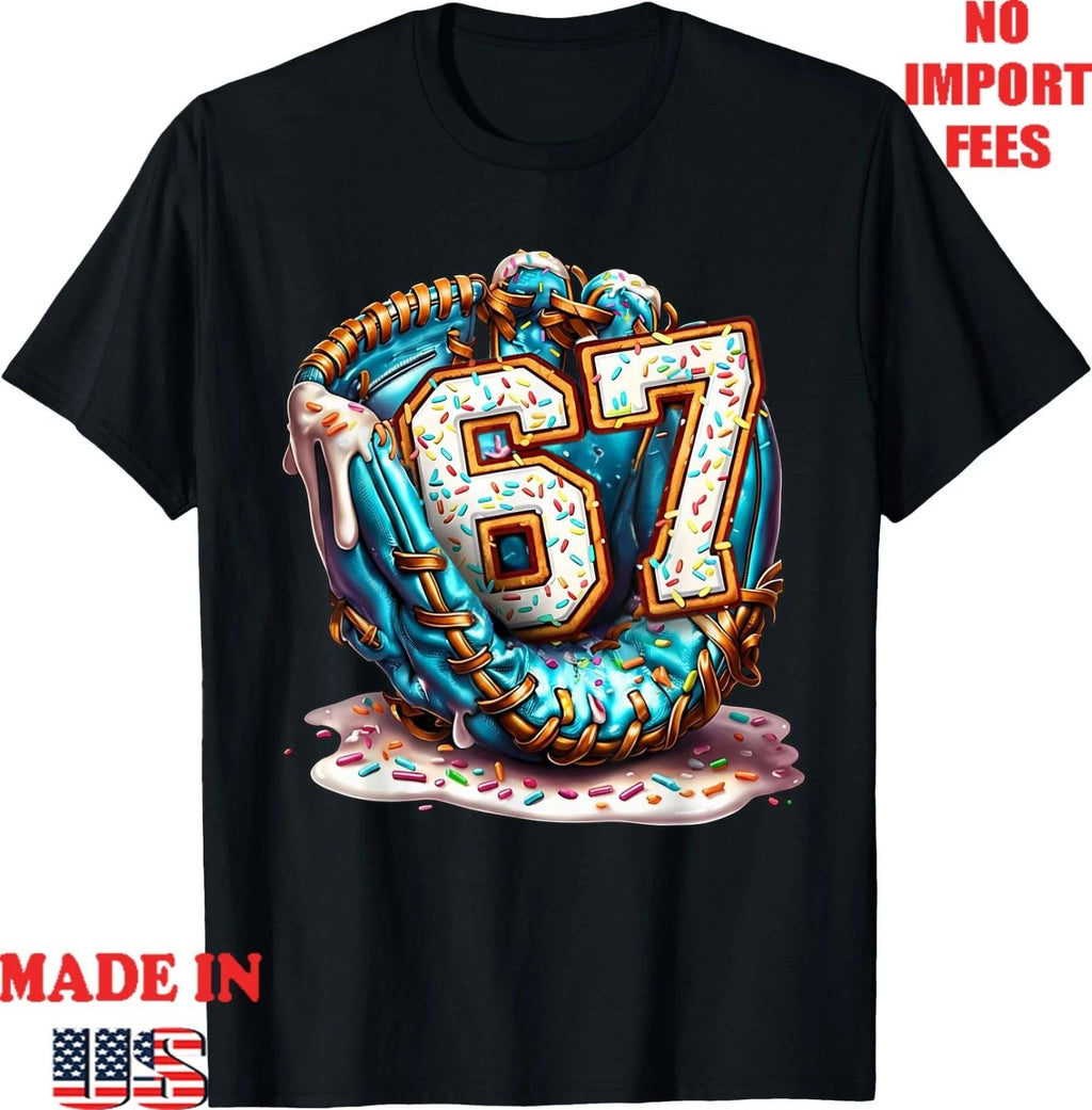 67 Ice Cream Drip Funny Six Seven Baseball T-Shirt, Kid Adult Tee Unisex T-shirt, Sweatshirt, Hoodie, Long Sleeve Tee - T-Shirt, Sweatshirt, Hoodie