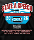 2026 NDHSAA Class A Speech State Tournament shirt Unisex T-shirt, Sweatshirt, Hoodie, Long Sleeve Tee - T-Shirt, Sweatshirt, Hoodie