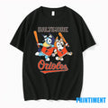 Bluey Baltimore Orioles Team Mlb Funny Cute Tshirts Sweater Unisex T-shirt, Sweatshirt, Hoodie, Long Sleeve Tee - T-Shirt, Sweatshirt, Hoodie