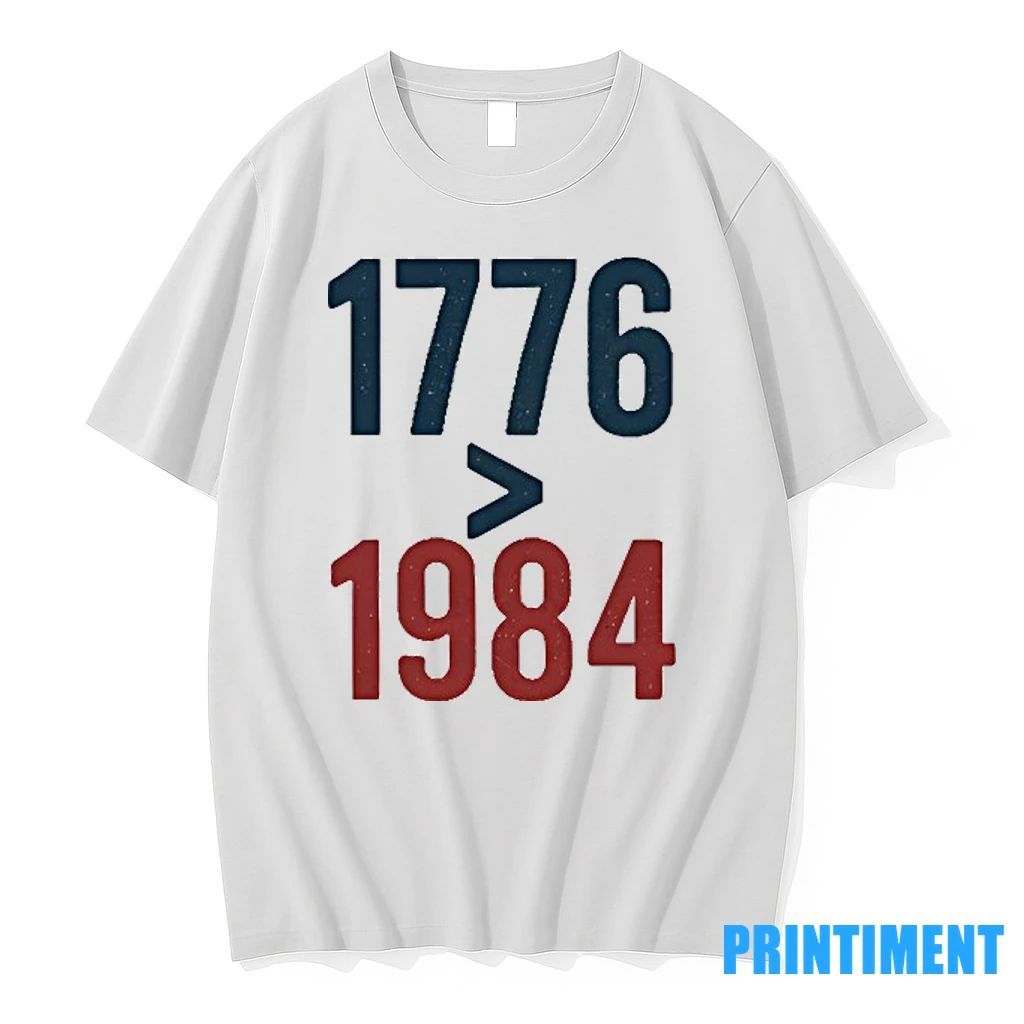 1776 Greater Than Sign 1984 Tshirts Sweater Unisex T-shirt, Sweatshirt, Hoodie, Long Sleeve Tee - T-Shirt, Sweatshirt, Hoodie