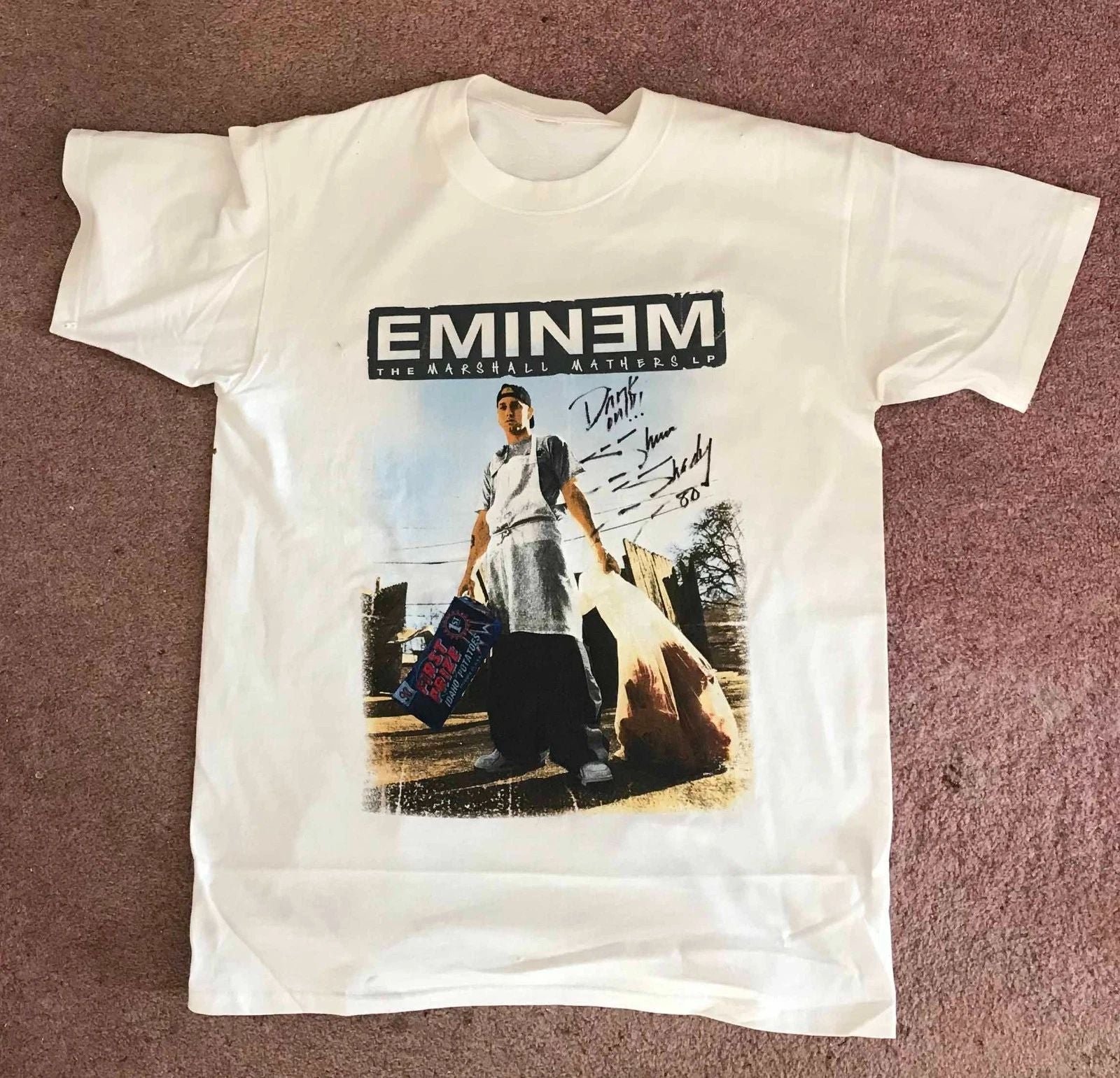 Eminem The Marshall Mathers LP Shirt Classic White Unisex S-5XL 1M0122 Unisex T-shirt, Sweatshirt, Hoodie, Long Sleeve Tee - T-Shirt, Sweatshirt, Hoodie