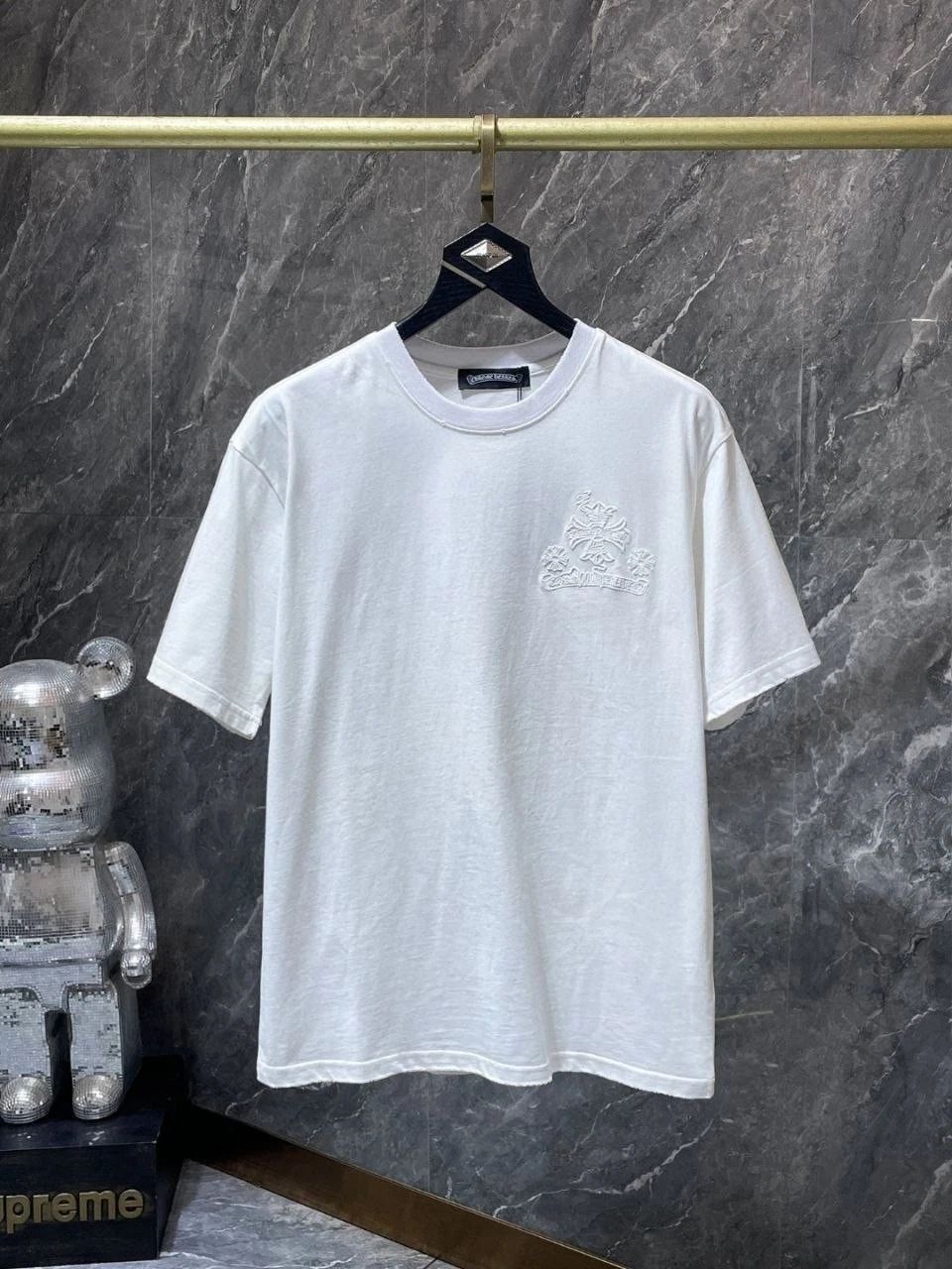 Chome Hearts style t-shirts white xl mens cross logo streetwear tee new Unisex T-shirt, Sweatshirt, Hoodie, Long Sleeve Tee - T-Shirt, Sweatshirt, Hoodie