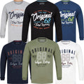 Men's Tokyo Laundry Crew Neck Long Sleeve T Shirt Jersey 100% Soft Cotton Top Unisex T-shirt, Sweatshirt, Hoodie, Long Sleeve Tee - T-Shirt, Sweatshirt, Hoodie