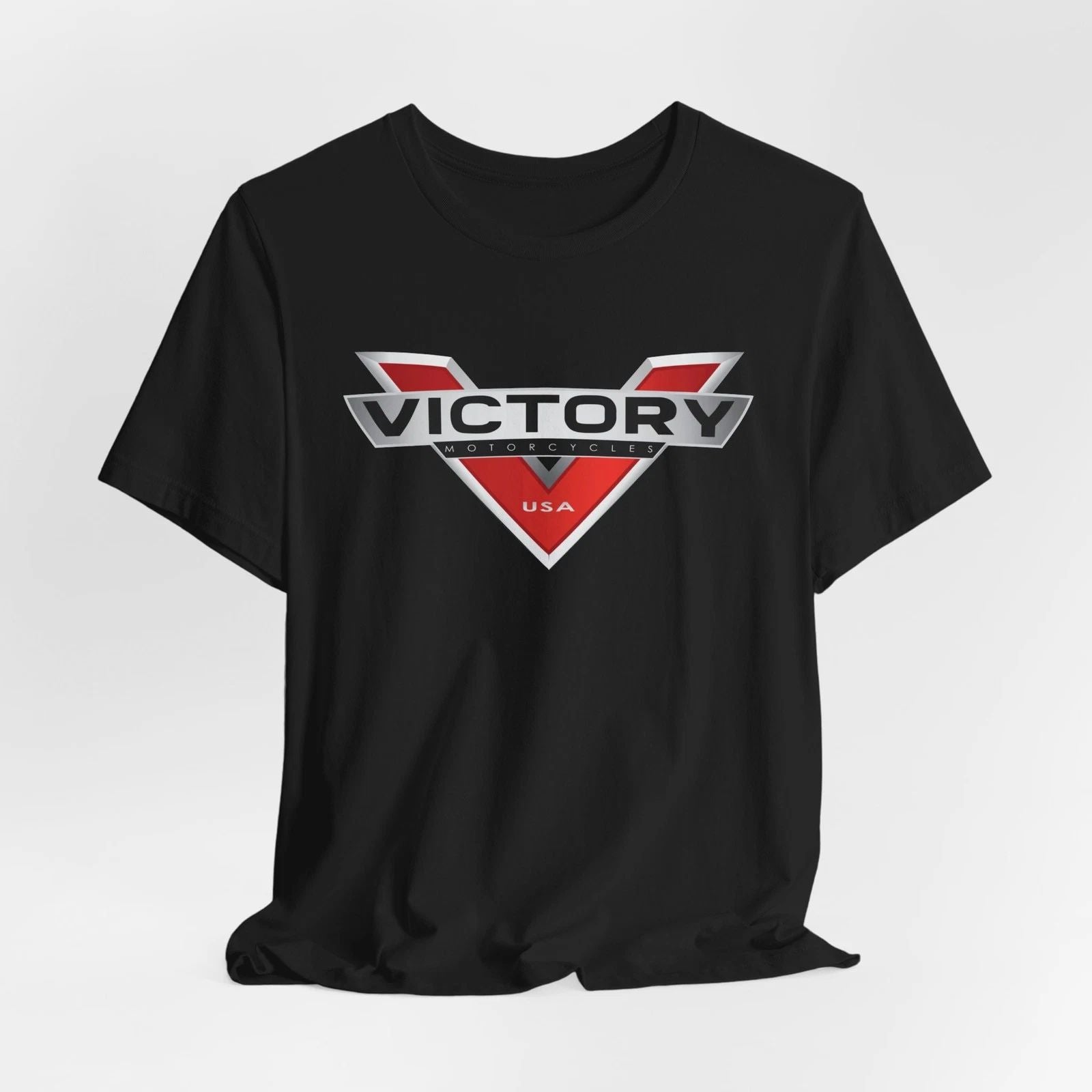 Victory Motorcycles Logo T-Shirt Unisex Limited Edition Biker Tee S5XL Unisex T-shirt, Sweatshirt, Hoodie, Long Sleeve Tee - T-Shirt, Sweatshirt, Hoodie