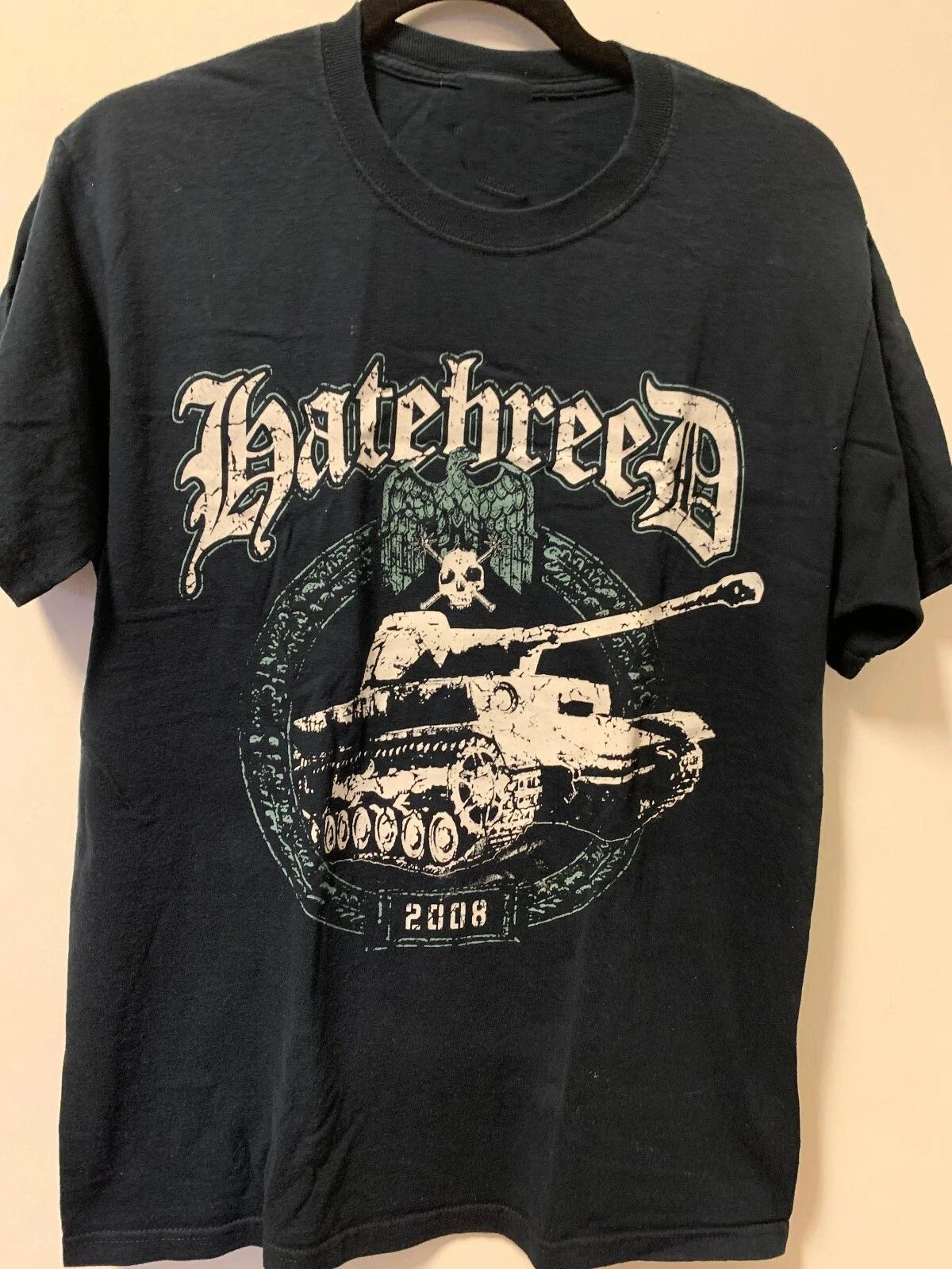 Vtg Hatebreed Band 2008 Music Tour Cotton Black Full Size Unisex Shirt Unisex T-shirt, Sweatshirt, Hoodie, Long Sleeve Tee - T-Shirt, Sweatshirt, Hoodie