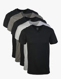 5pack Mens V-neck Cotton T-Shirts,Underwear,Large Black/Sport Grey/Charcoal Unisex T-shirt, Sweatshirt, Hoodie, Long Sleeve Tee - T-Shirt, Sweatshirt, Hoodie