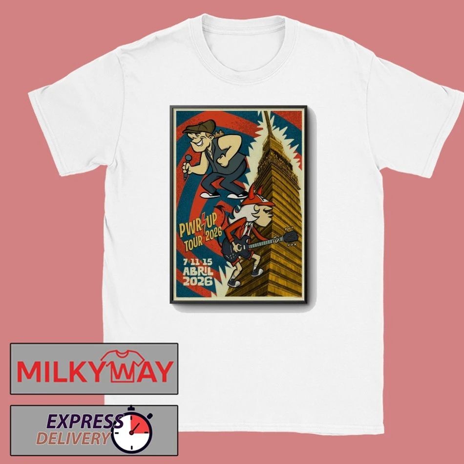 AC DC 04.07.2026 Estadio GNP Seguros Mexico City, Mexico Poster T-Shirt Unisex T-shirt, Sweatshirt, Hoodie, Long Sleeve Tee - T-Shirt, Sweatshirt, Hoodie