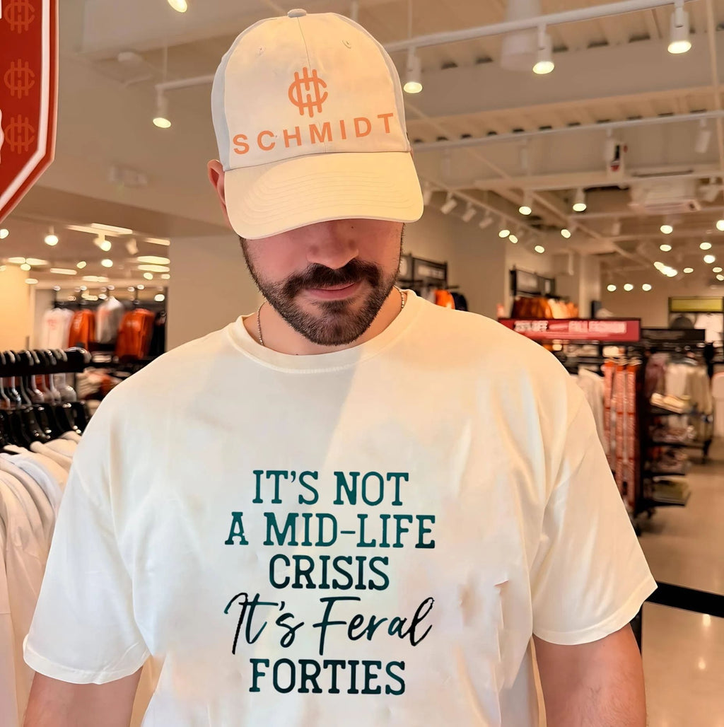 It Is Not a Mid-Life Crisis It Is Feral Forties shirt Unisex T-shirt, Sweatshirt, Hoodie, Long Sleeve Tee - T-Shirt, Sweatshirt, Hoodie