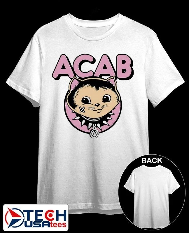 ACAB cat shirt Unisex T-shirt, Sweatshirt, Hoodie, Long Sleeve Tee - T-Shirt, Sweatshirt, Hoodie