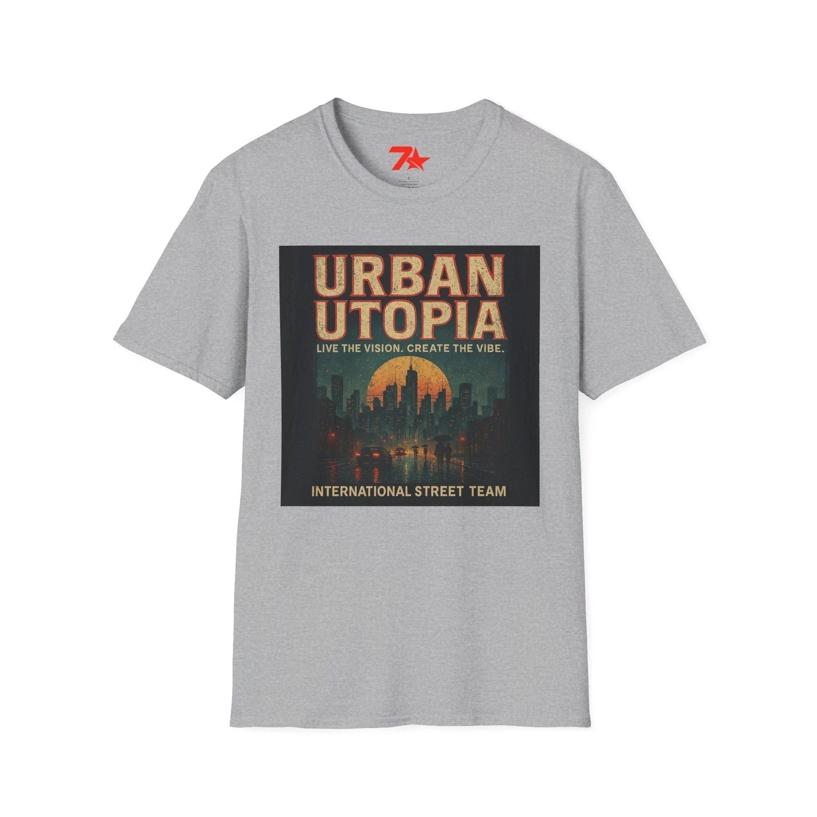 Urban Utopia Graphic Tee, Street wear Shirt, Create the Vibe Top, Unisex T-shirt, Sweatshirt, Hoodie, Long Sleeve Tee - T-Shirt, Sweatshirt, Hoodie