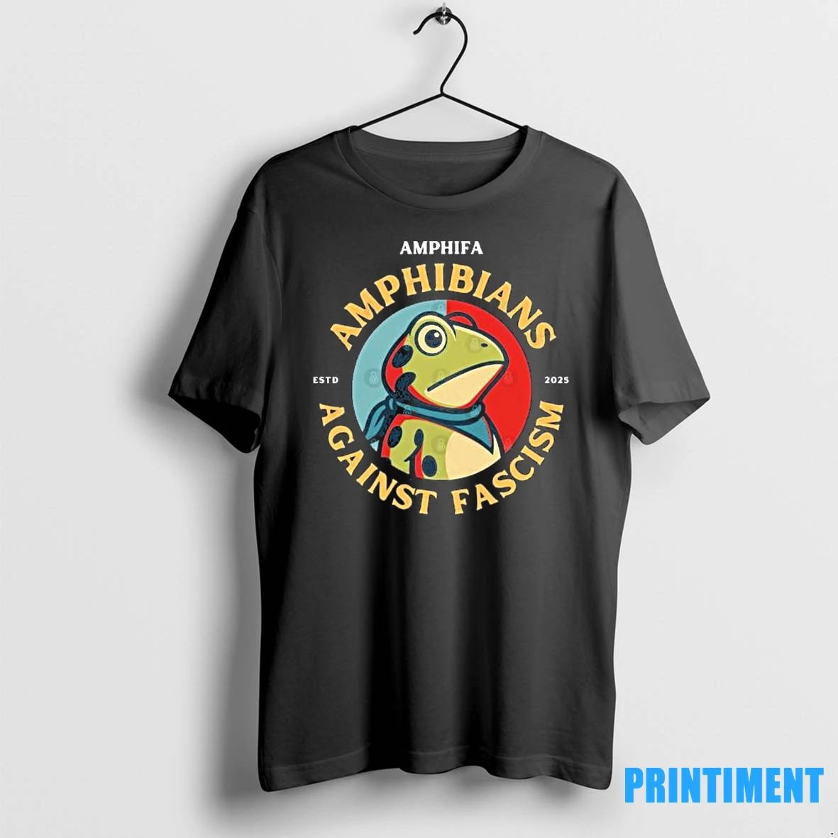 Amphifa Portland Frog Amphibians Against Fascism Tshirts Sweater Unisex T-shirt, Sweatshirt, Hoodie, Long Sleeve Tee - T-Shirt, Sweatshirt, Hoodie