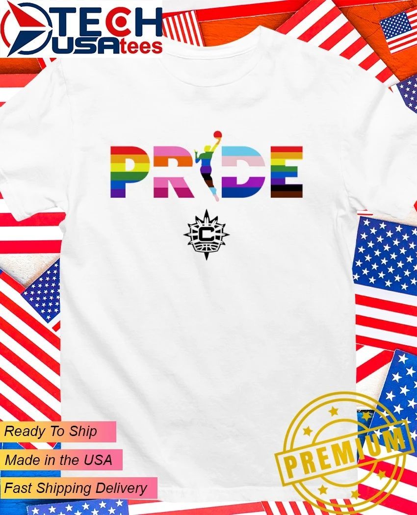 Connecticut Sun WNBA Pride logo shirt Unisex T-shirt, Sweatshirt, Hoodie, Long Sleeve Tee - T-Shirt, Sweatshirt, Hoodie