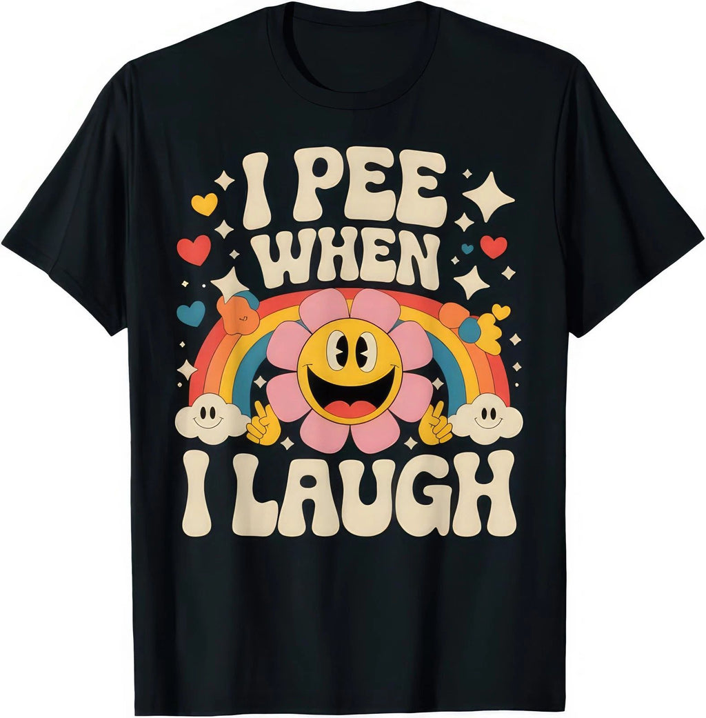 I Pee When I Laugh Funny Joke Humour T Shirt Unisex T-shirt, Sweatshirt, Hoodie, Long Sleeve Tee - T-Shirt, Sweatshirt, Hoodie