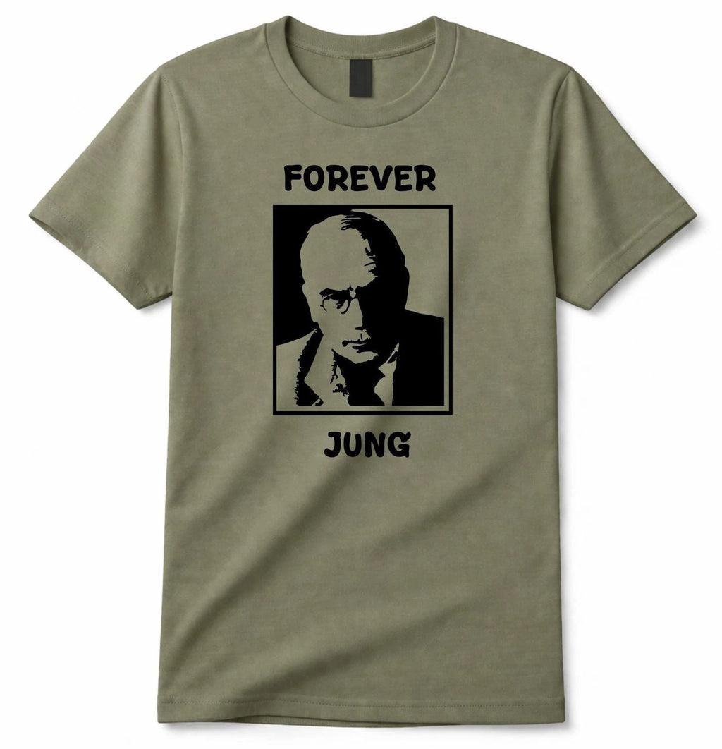 Funny Carl Jung T Shirt Forever Jung Psychology Graphic Tee Gift Unisex Unisex T-shirt, Sweatshirt, Hoodie, Long Sleeve Tee - T-Shirt, Sweatshirt, Hoodie
