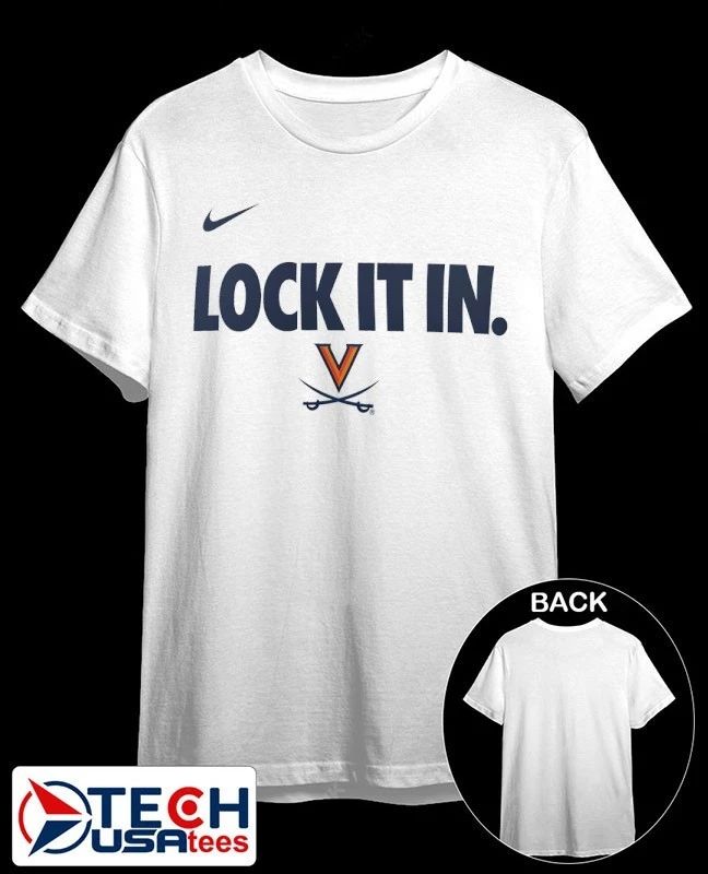 Lock it in Virginia Cavaliers 2026 On-Court Bench shirt Unisex T-shirt, Sweatshirt, Hoodie, Long Sleeve Tee - T-Shirt, Sweatshirt, Hoodie