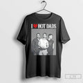 Classic Jonas Brothers I Love Hot Dads 2025 T Shirts Unisex T-shirt, Sweatshirt, Hoodie, Long Sleeve Tee - T-Shirt, Sweatshirt, Hoodie