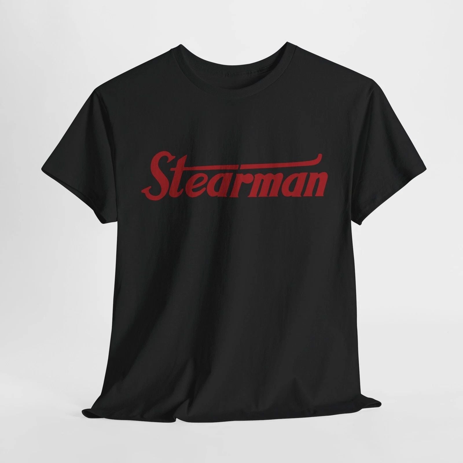Stearman Aircraft Logo T-Shirt  Aviation Airplane Pilot Unisex Tee S-5XL Unisex T-shirt, Sweatshirt, Hoodie, Long Sleeve Tee - T-Shirt, Sweatshirt, Hoodie