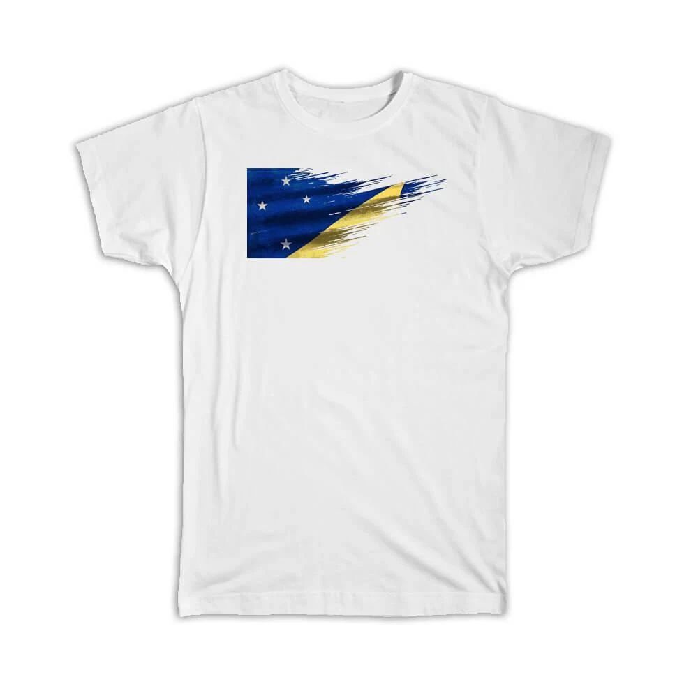 Gift T-Shirt : Tokelau Flag Travel Expat Country Artistic Unisex T-shirt, Sweatshirt, Hoodie, Long Sleeve Tee - T-Shirt, Sweatshirt, Hoodie