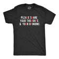 Mens Please Share Your Thoughts and Your Opinions T Shirt Funny Sarcastic Shut Unisex T-shirt, Sweatshirt, Hoodie, Long Sleeve Tee - T-Shirt, Sweatshirt, Hoodie