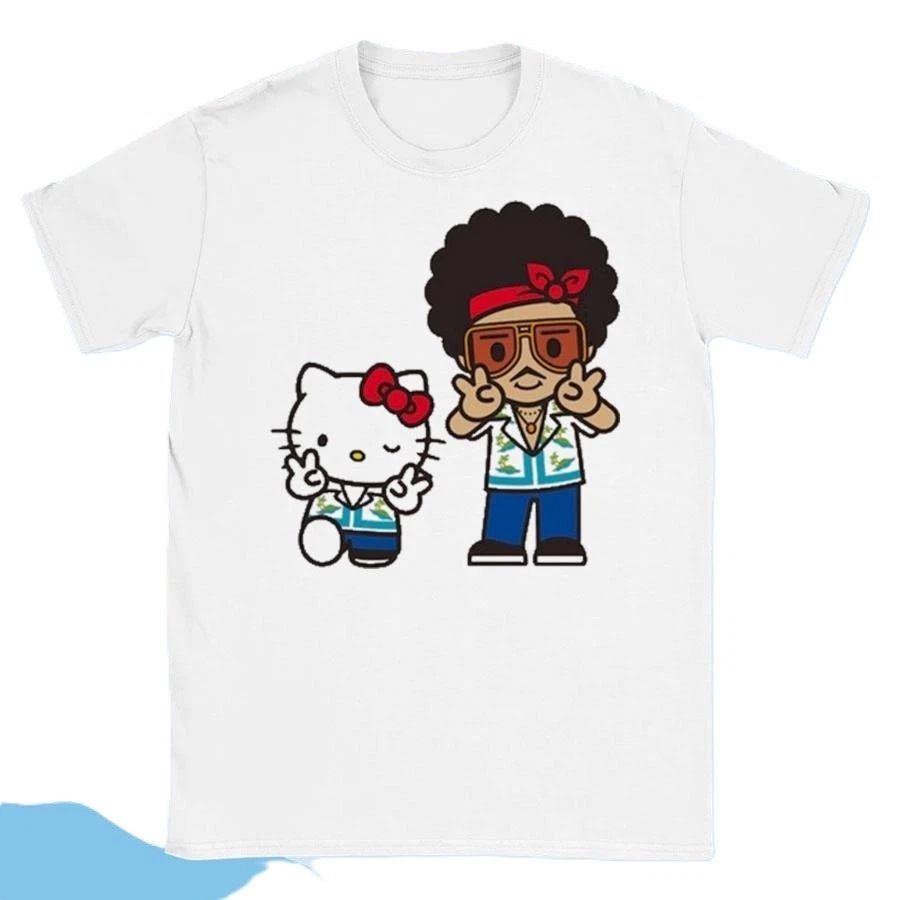 New!!! Bruno Mar T-Shirt: Bruno Mar X Hellokitty Summer Unisex T-shirt All Size Unisex T-shirt, Sweatshirt, Hoodie, Long Sleeve Tee - T-Shirt, Sweatshirt, Hoodie