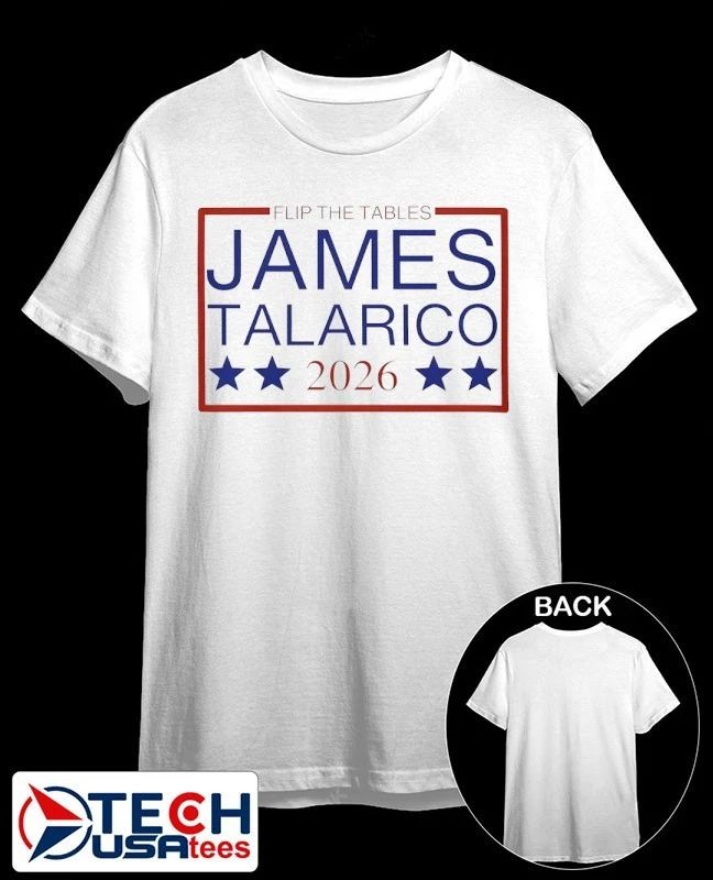 Flfip the tables James Talarico 2026 shirt Unisex T-shirt, Sweatshirt, Hoodie, Long Sleeve Tee - T-Shirt, Sweatshirt, Hoodie