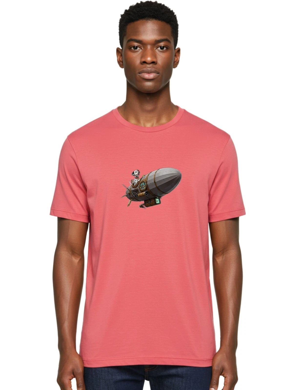 Skeleton-Airship Mens Graphic Tee, 100% Cotton, Casual Summer Wear Unisex T-shirt, Sweatshirt, Hoodie, Long Sleeve Tee - T-Shirt, Sweatshirt, Hoodie
