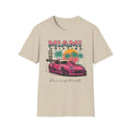 RX-7 Miami Drifting T-Shirt JDM Retro Vaporwave Style 80s Anime Street Racer Tee Unisex T-shirt, Sweatshirt, Hoodie, Long Sleeve Tee - T-Shirt, Sweatshirt, Hoodie