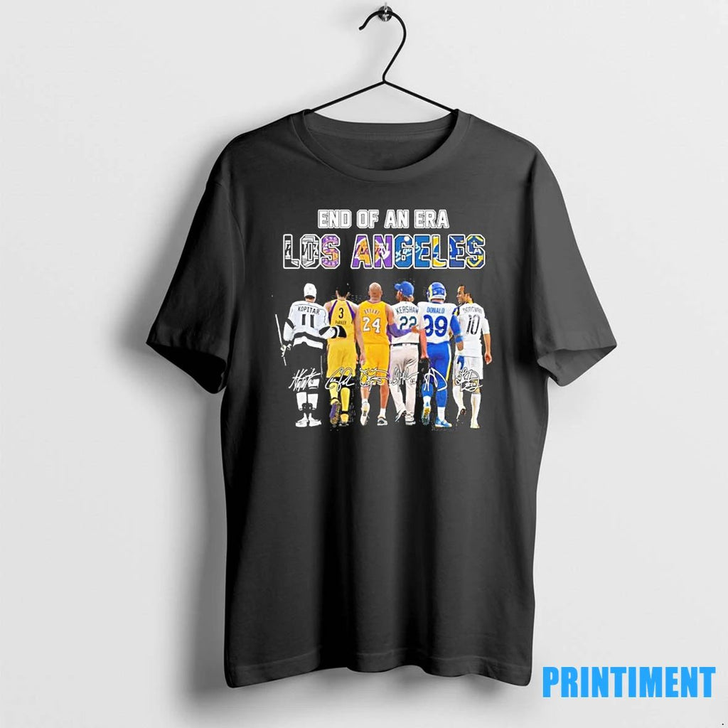 End Of An Era Los Angeles Sports Teams Players Tshirts Sweater Unisex T-shirt, Sweatshirt, Hoodie, Long Sleeve Tee - T-Shirt, Sweatshirt, Hoodie