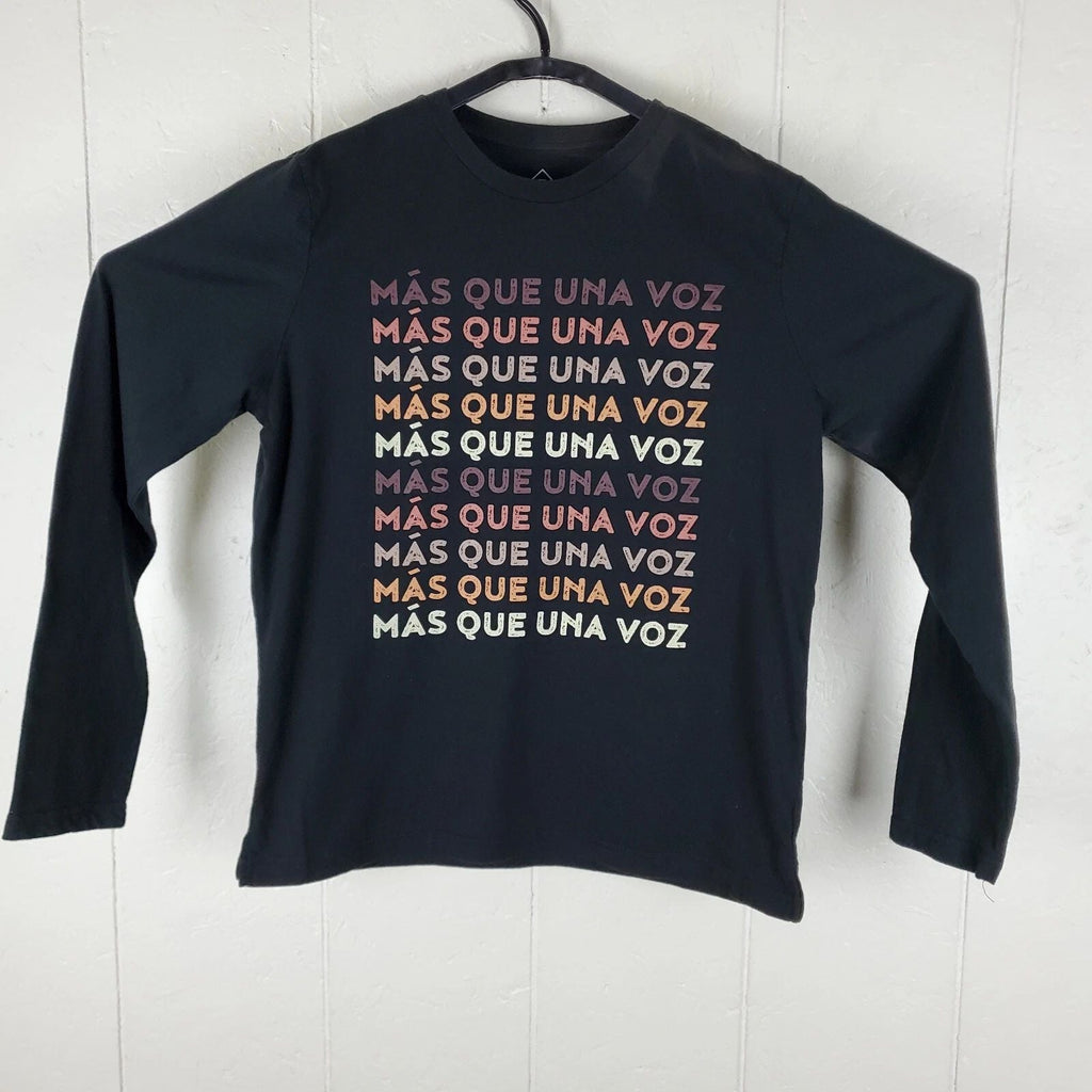 Well Worn Shirt Men Large Black Graphic Crew Neck Long Sleeve Stretch Distressed Unisex T-shirt, Sweatshirt, Hoodie, Long Sleeve Tee - T-Shirt, Sweatshirt, Hoodie