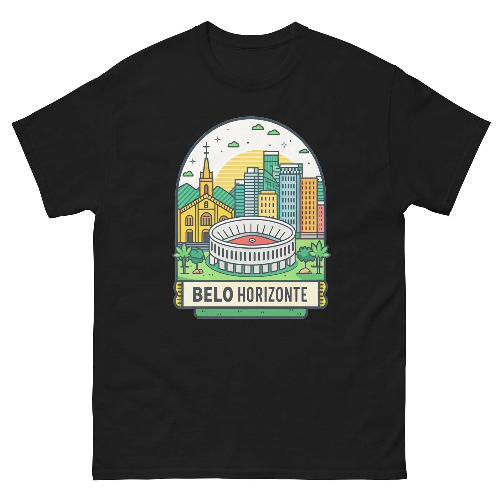 Belo Horizonte World Travel Urban Area City T-Shirt Unisex T-shirt, Sweatshirt, Hoodie, Long Sleeve Tee - T-Shirt, Sweatshirt, Hoodie