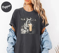 Retro Raccoon Iced Coffee Meme Shirt Funny Animal Graphic Tee Gift Unisex T-shirt, Sweatshirt, Hoodie, Long Sleeve Tee - T-Shirt, Sweatshirt, Hoodie