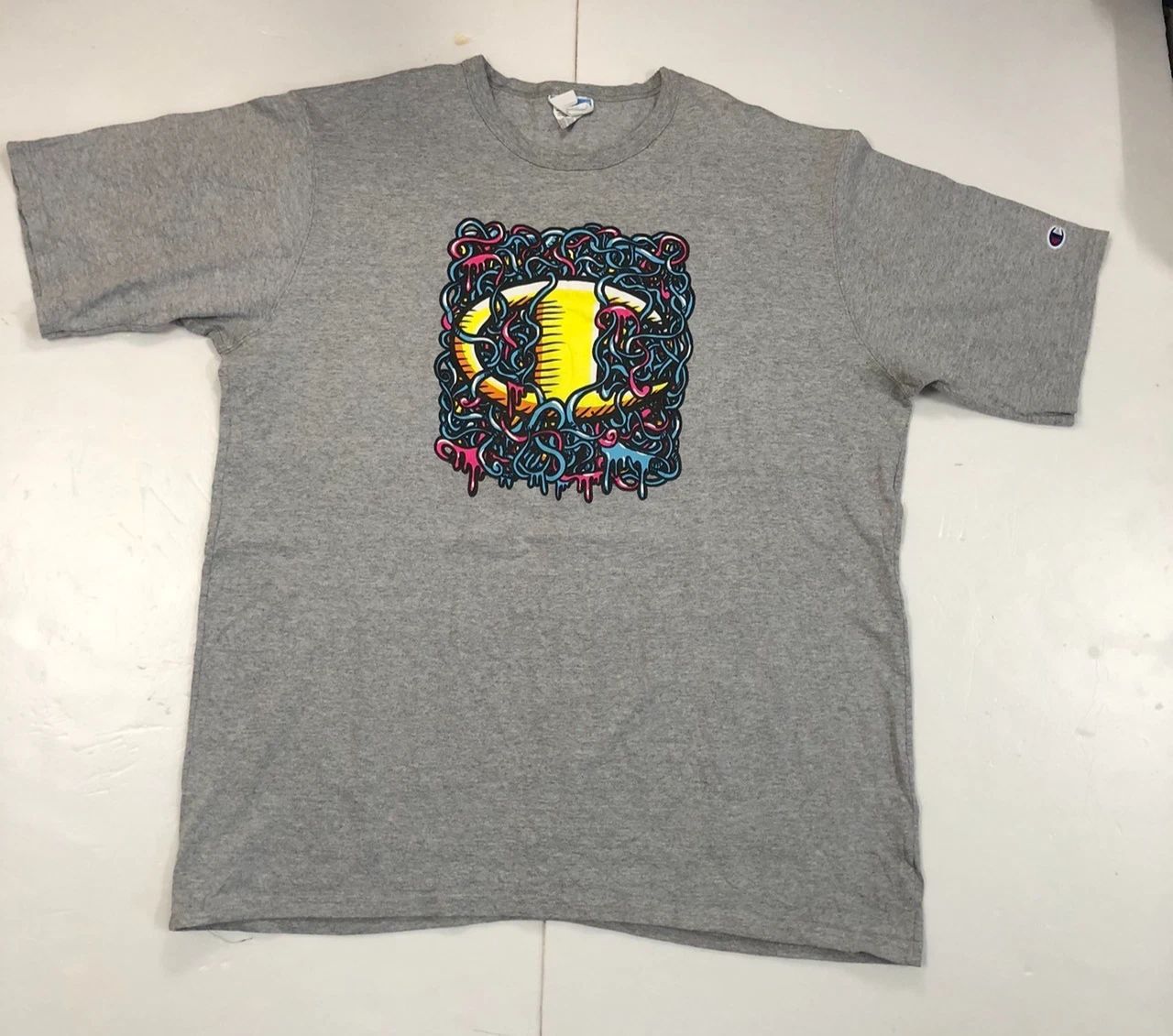 T-shirt Vintage Y2K Champion Men's Classic Big Logo street art/graffiti style. Unisex T-shirt, Sweatshirt, Hoodie, Long Sleeve Tee - T-Shirt, Sweatshirt, Hoodie