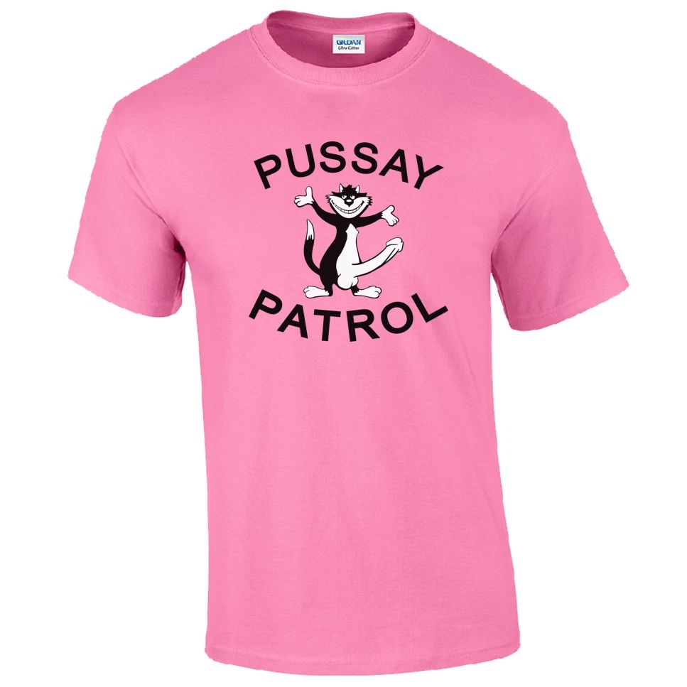 Pussay Patrol T-Shirt - Funny Pussy Stag Do Party Holiday Pink Mens Gift Top Unisex T-shirt, Sweatshirt, Hoodie, Long Sleeve Tee - T-Shirt, Sweatshirt, Hoodie