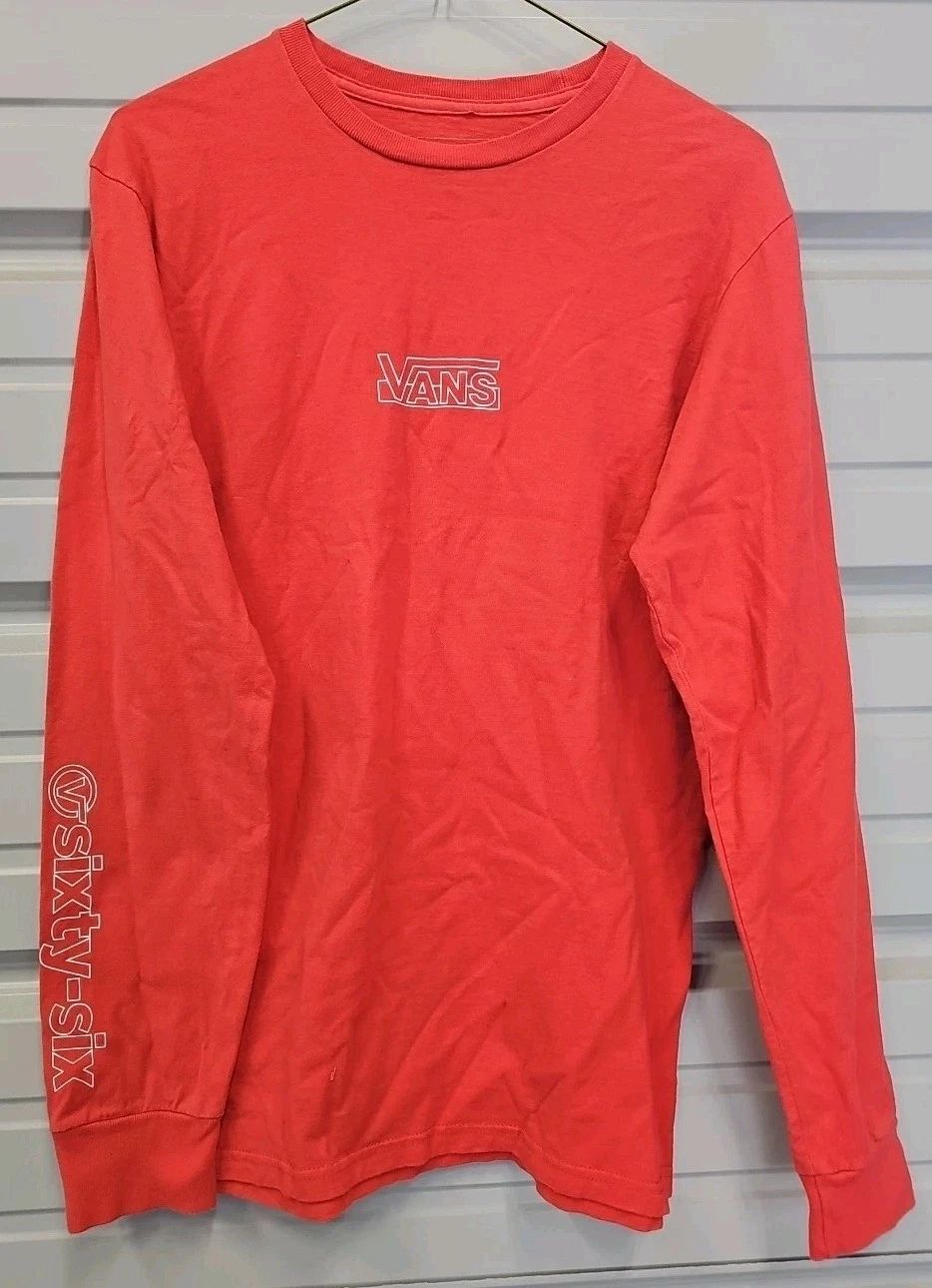 VANS Off The Wall Tee Skater Street Style Long Sleeve Shirt Size Small Unisex T-shirt, Sweatshirt, Hoodie, Long Sleeve Tee - T-Shirt, Sweatshirt, Hoodie