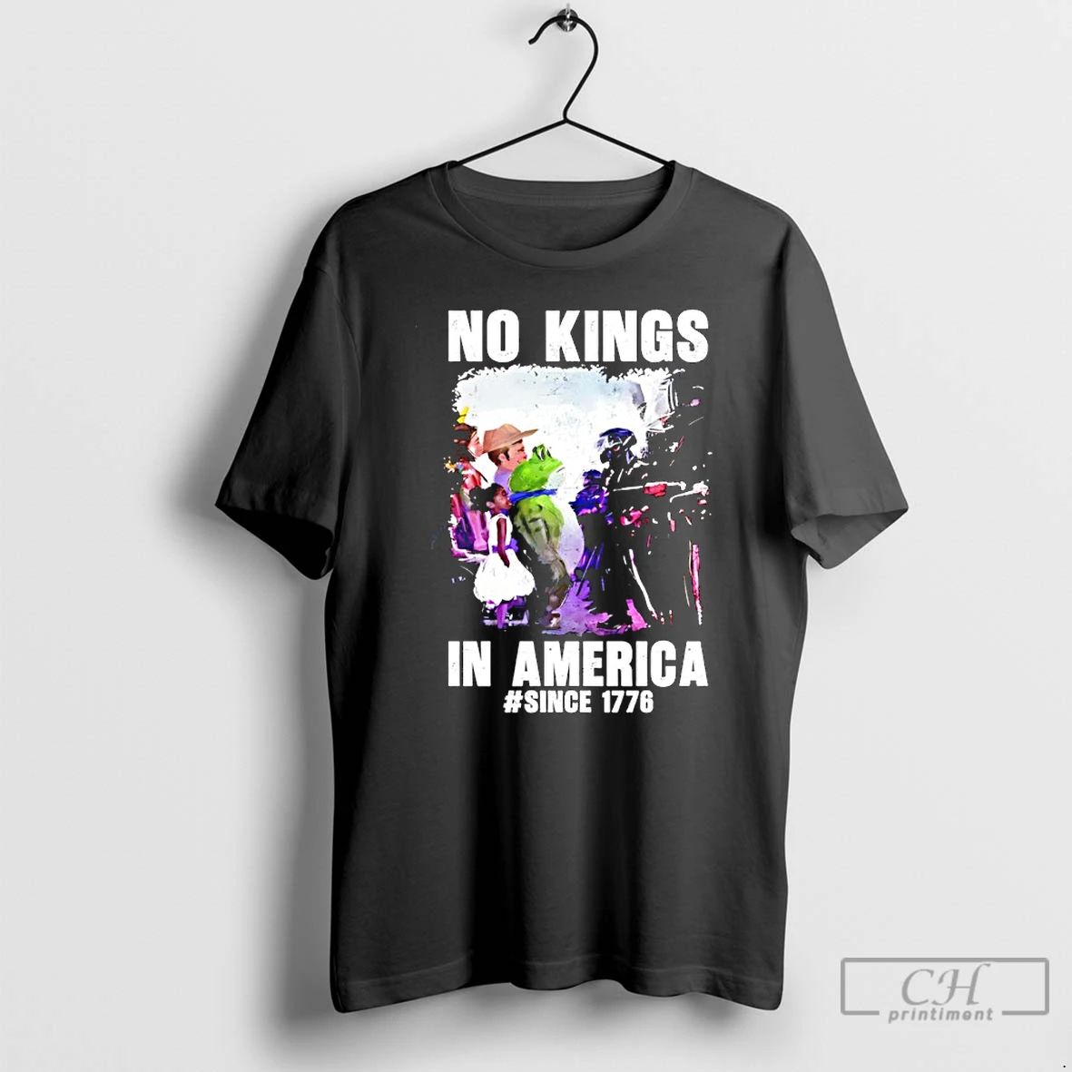 Classic No Kings In America Frog T Shirts Unisex T-shirt, Sweatshirt, Hoodie, Long Sleeve Tee - T-Shirt, Sweatshirt, Hoodie
