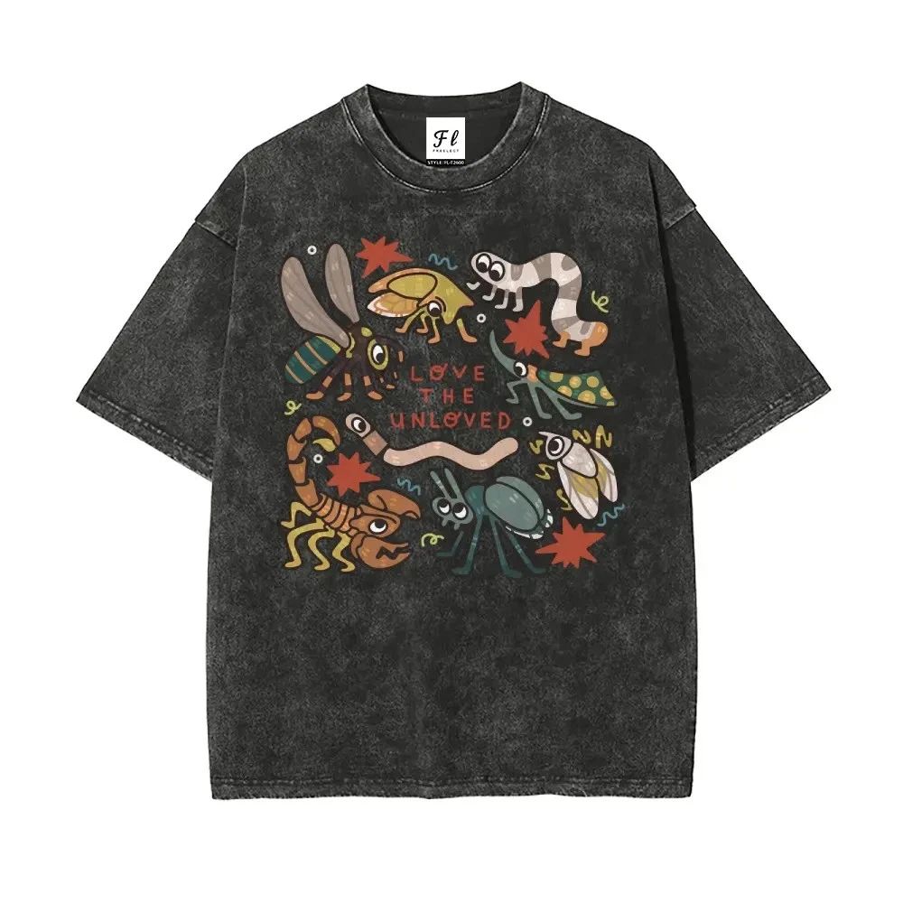 Love the Unloved Insect Graphic T-Shirt Oversized Unisex Cotton Tee Unisex T-shirt, Sweatshirt, Hoodie, Long Sleeve Tee - T-Shirt, Sweatshirt, Hoodie