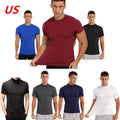 Men's Short Sleeve T-shirt Casual Fit Basic Tops Mock Neck Pullover Undershirt Unisex T-shirt, Sweatshirt, Hoodie, Long Sleeve Tee - T-Shirt, Sweatshirt, Hoodie
