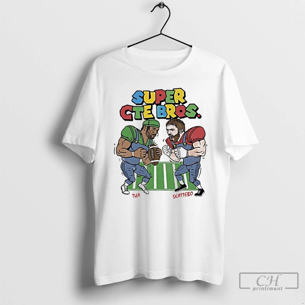 Classic Super Cte Bros Tua Tagovailoa And Cam Skattebo T Shirts Unisex T-shirt, Sweatshirt, Hoodie, Long Sleeve Tee - T-Shirt, Sweatshirt, Hoodie