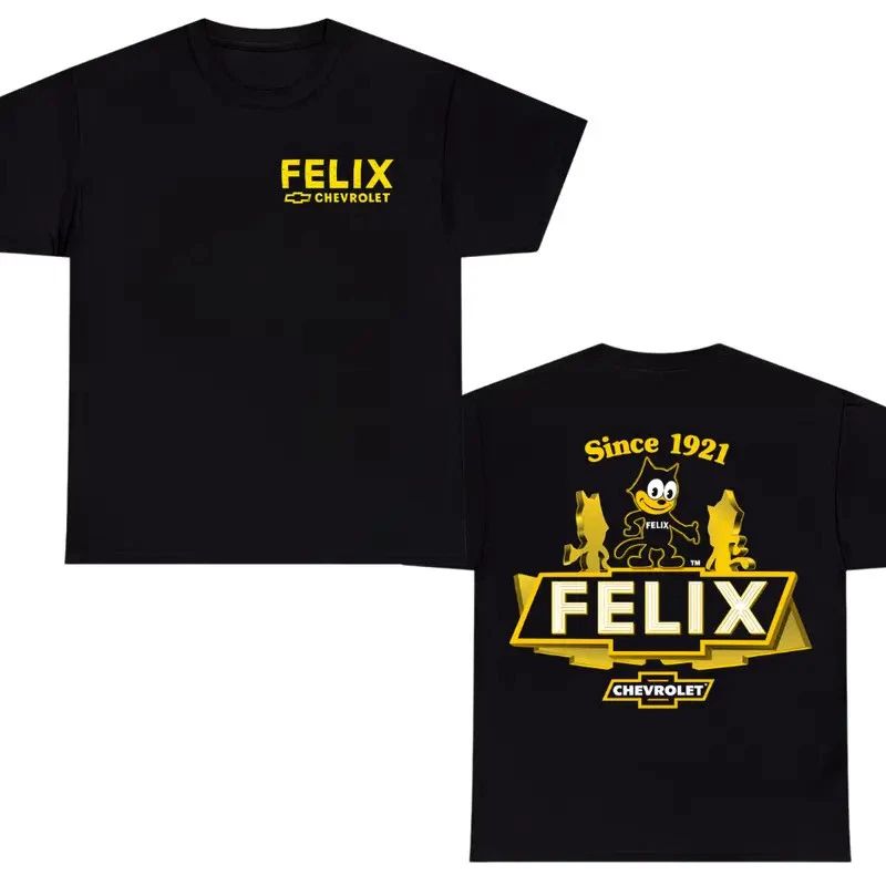 Felix Chevrolet Since 1921 T-Shirt  Retro Felix Cat Vintage Logo Graphic Tee, C Unisex T-shirt, Sweatshirt, Hoodie, Long Sleeve Tee - T-Shirt, Sweatshirt, Hoodie