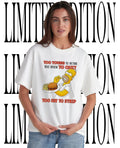 Funny Office Quote Too Young to Retire Too Poor to Quit Too Fat to Strip Homer Simpson shirt - T-Shirt, Sweatshirt, Hoodie