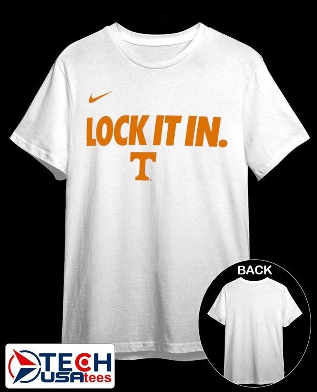 Lock it in Tennessee Volunteers 2026 On-Court Bench shirt Unisex T-shirt, Sweatshirt, Hoodie, Long Sleeve Tee - T-Shirt, Sweatshirt, Hoodie