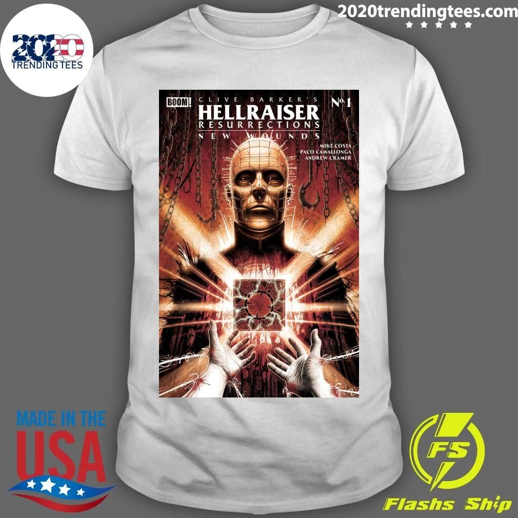 Boom Clive Barkers Hellraiser Resurrections New Wounds Mike Costa Paco Camallonga Andrew Cramer Shirt - T-Shirt, Sweatshirt, Hoodie