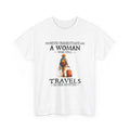 Never Underestimate a Woman who Still Travels in her 80's Funny Shirt Unisex T-shirt, Sweatshirt, Hoodie, Long Sleeve Tee - T-Shirt, Sweatshirt, Hoodie
