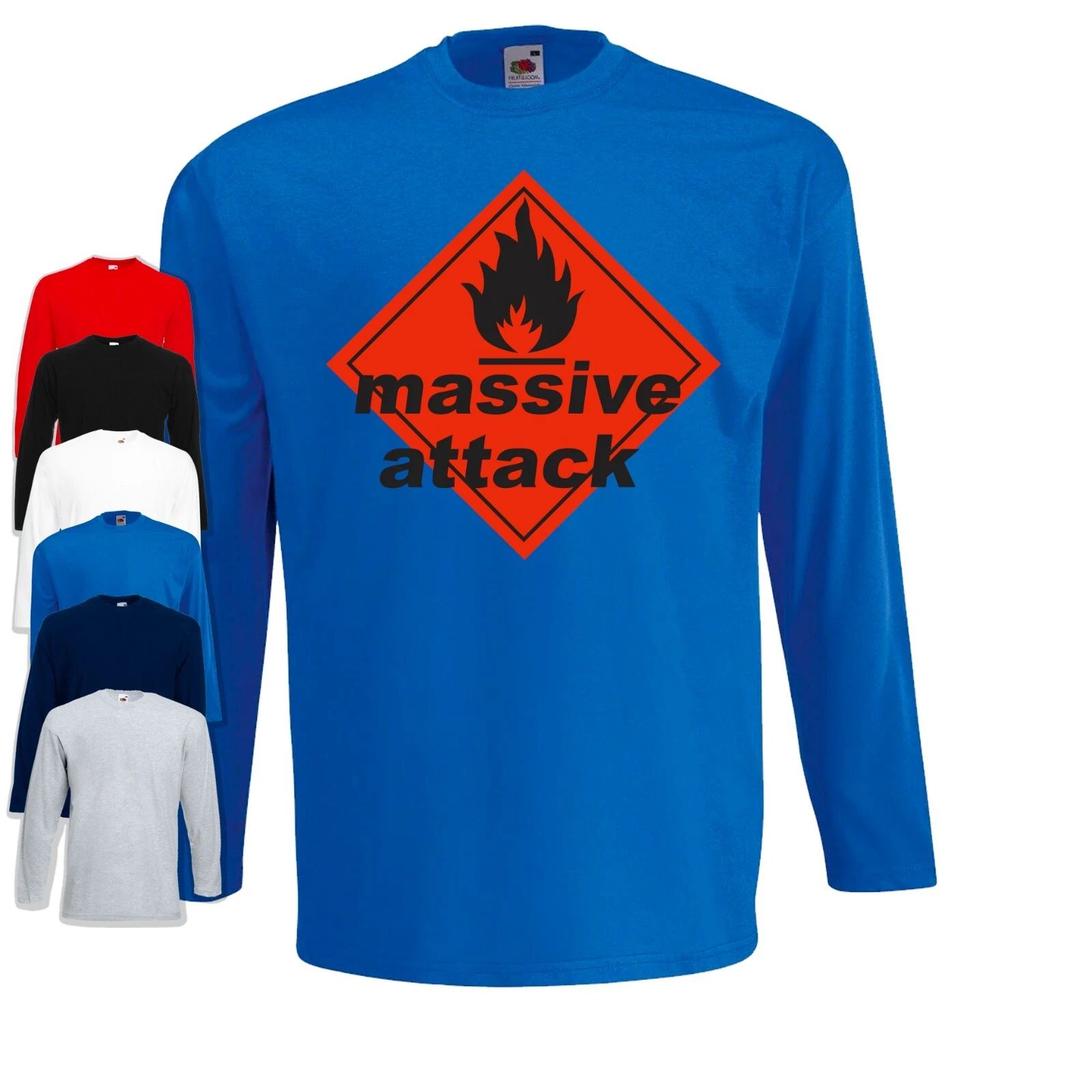Massive Attack Long Sleeve TShirt | Blue Lines | Bristol | Trip Hop | Rap Tricky Unisex T-shirt, Sweatshirt, Hoodie, Long Sleeve Tee - T-Shirt, Sweatshirt, Hoodie