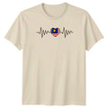 Stylish T-Shirt Heartbeat EKG Malaysia Flag Gift For Him And Her Unisex T-shirt, Sweatshirt, Hoodie, Long Sleeve Tee - T-Shirt, Sweatshirt, Hoodie