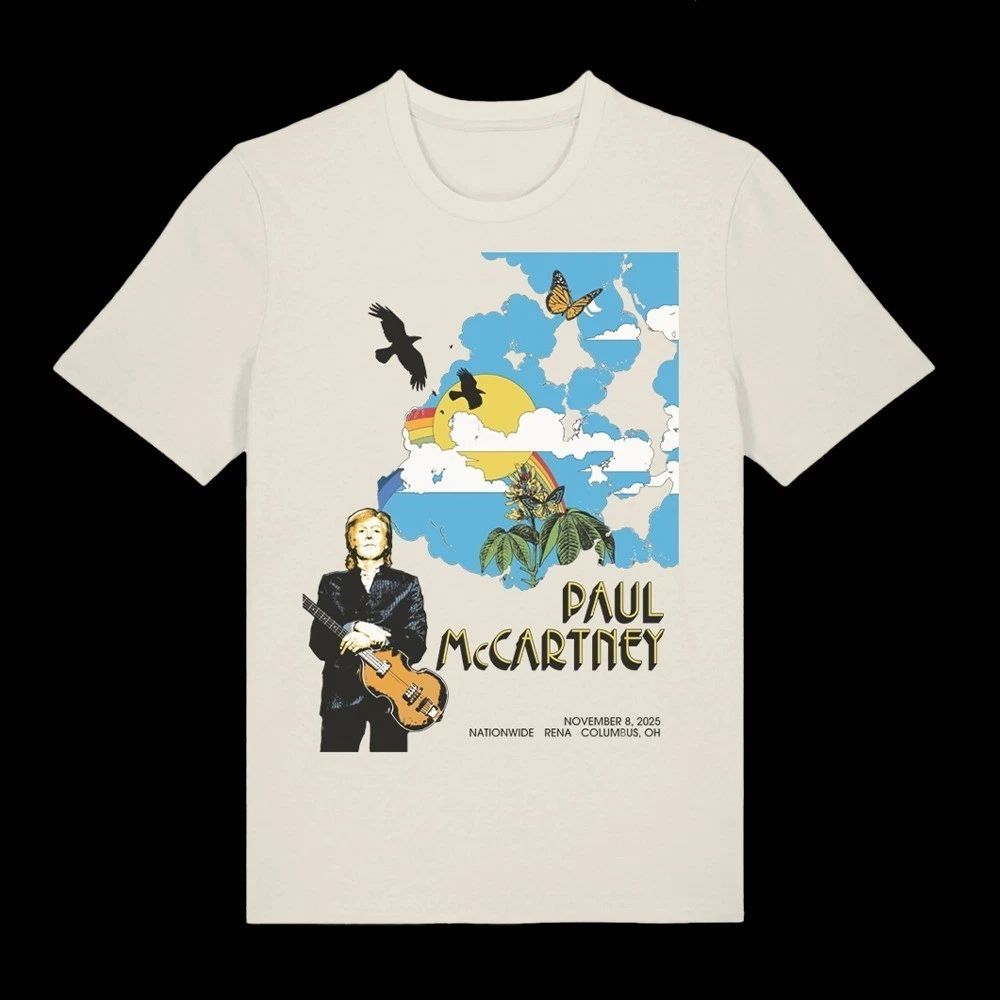 Paul McCartney Got Back 2025 Columbus Event T-Shirt Unisex DTG Reprint Unisex T-shirt, Sweatshirt, Hoodie, Long Sleeve Tee - T-Shirt, Sweatshirt, Hoodie