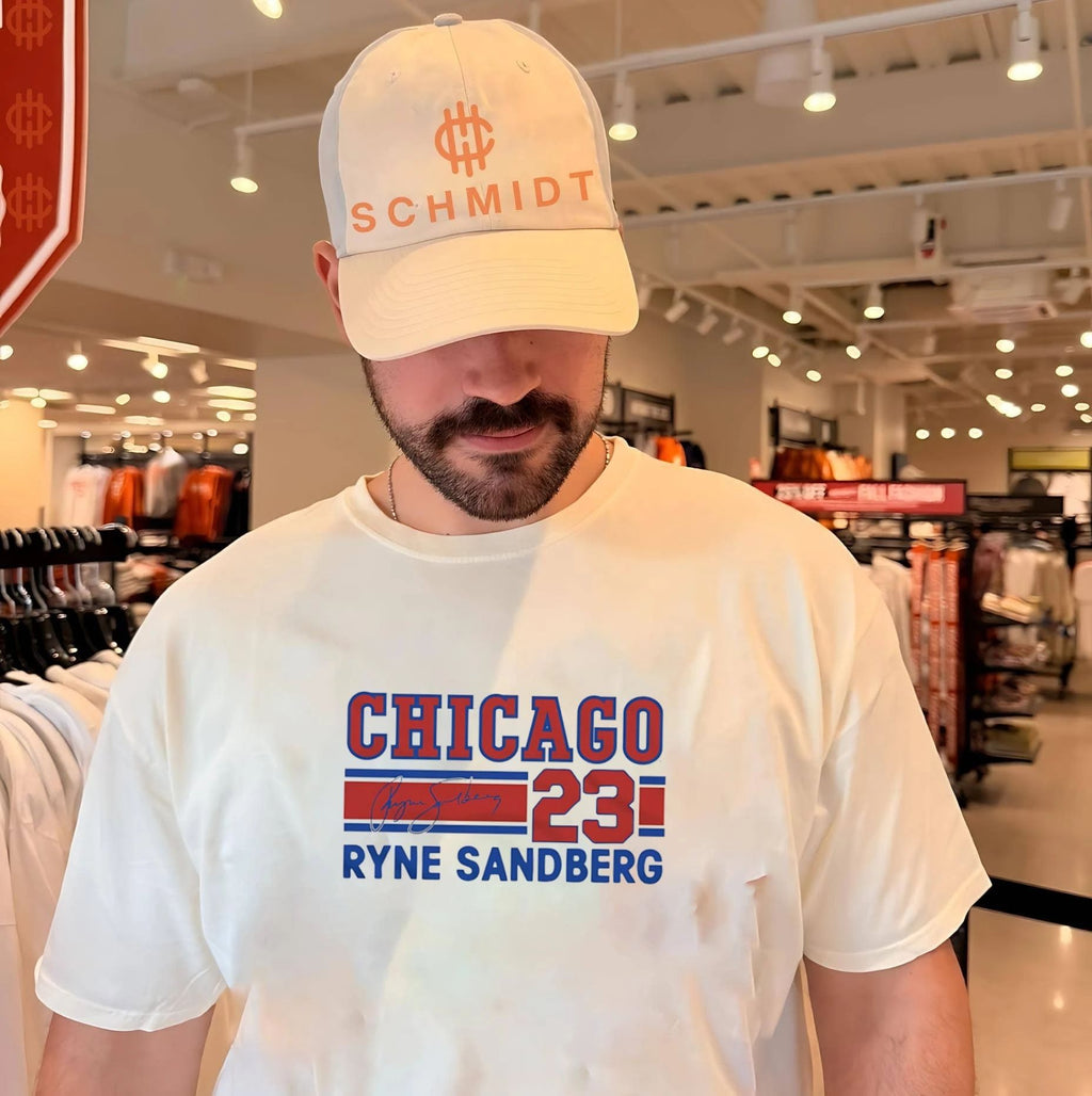 Chicago Cubs Ryne Sandberg Signature Name & Number shirt Unisex T-shirt, Sweatshirt, Hoodie, Long Sleeve Tee - T-Shirt, Sweatshirt, Hoodie