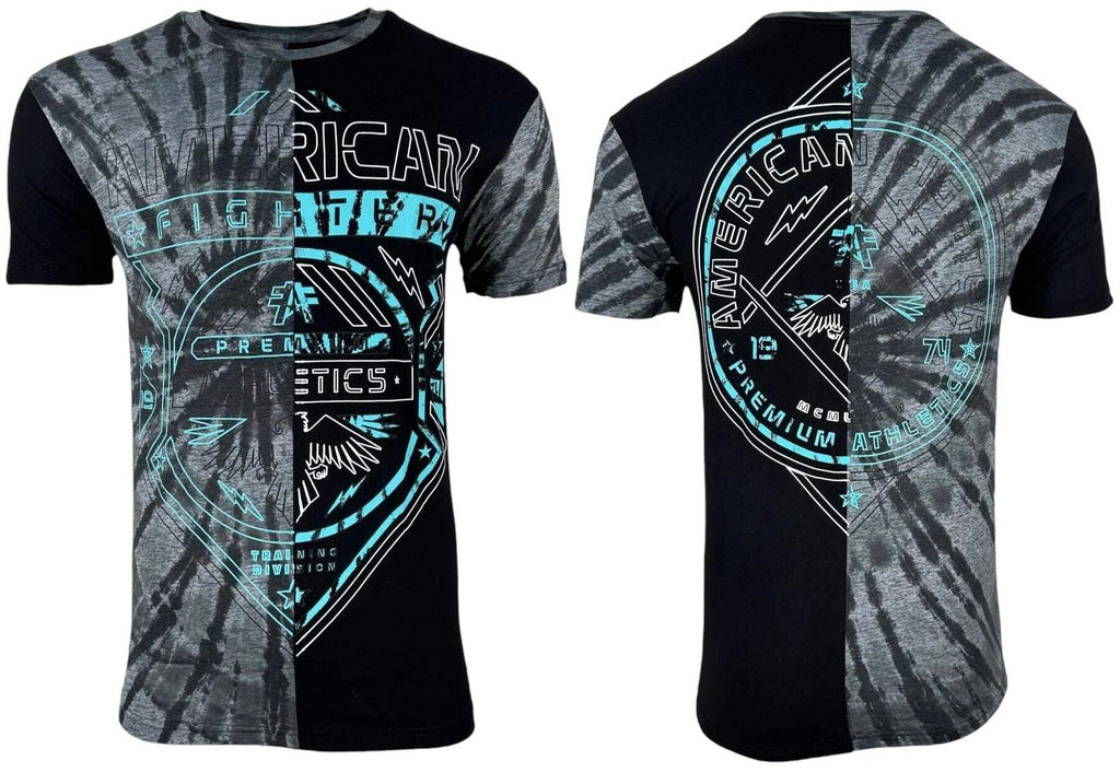 American Fighter Men's T-shirt Galveston Half & Half Athletic Premium Unisex T-shirt, Sweatshirt, Hoodie, Long Sleeve Tee - T-Shirt, Sweatshirt, Hoodie